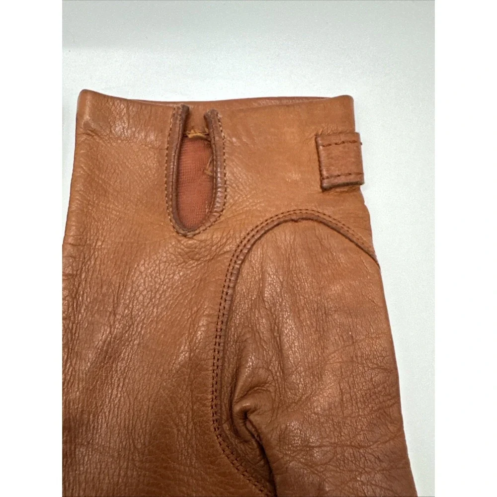 Vintage Brown‎ Giselle Gloves Size 6.5